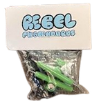 Rebel Fingerboard Green Trucks 34mm