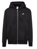 Nike Club Fleece Full Zip Hoodie / Black
