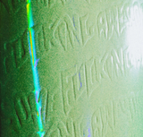 Fucking Awesome Neon Green Stamp Embossed Deck 8.25"