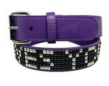 Loosey Loves You Studs Belt / Purple