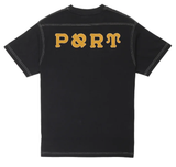 Passport Letterhead Panel Tee / Black