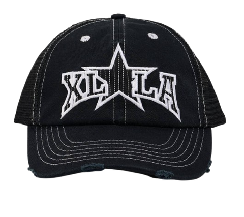 Xlarge LA Star Low Pro Trucker Hat / Black