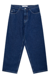 Polar Big Boy Jeans / Dark Blue / White