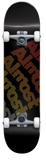 Almost Dot Tilt Black Complete Skateboard 8"