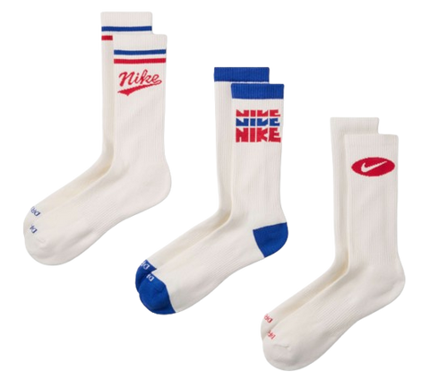 Nike Everyday Plus Crew Socks / 3 Pack / Multi