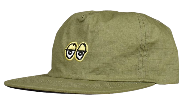 Krooked Eyes Hat / Olive / Yellow