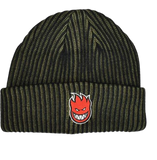 Spitfire Bighead Fill Cuff Beanie / Olive / Black / Red