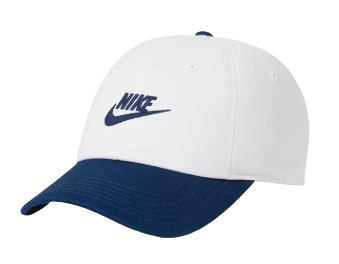 Nike Club Hat / White / Navy
