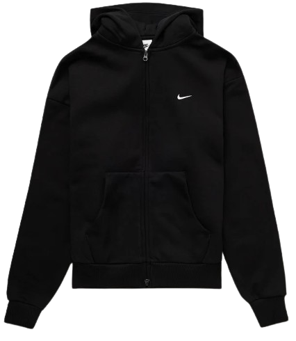 Nike Solo Swoosh Zip Up Hoodie / Black