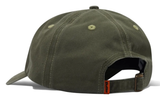 Butter Goods Rounded Logo 6 Panel Hat / Washed Army
