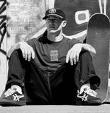 TGR Embroidered Wave Logo Tee / White