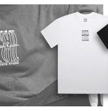 TGR Embroidered Wave Logo Tee / White