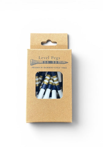 Level Pegs Premium Bamboo Golf Tees / TBC