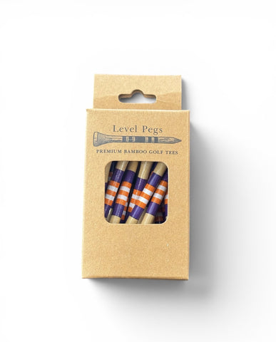Level Pegs Premium Bamboo Golf Tees / Chuck