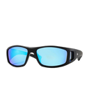 Ritual Vision Dragster Sunglasses / Matte Black / Blue Reflective / Polarised