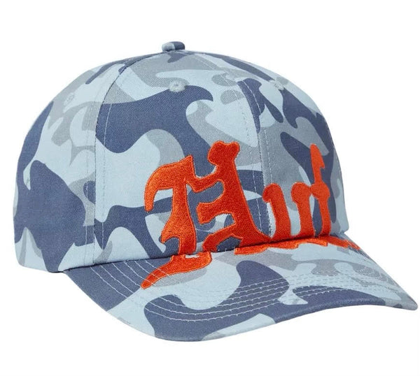 Huf Noble Camo 6 Panel Snapback | Ice Blue