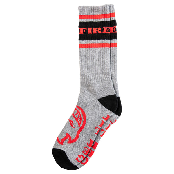 Spitfire Classic Socks Grey / Red / Black