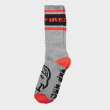 Spitfire Classic 87 Bighead Fill Socks / Grey /Black / Red