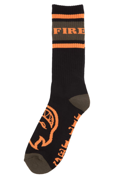 Spitfire Classic 87 Socks / Black / Orange / Olive