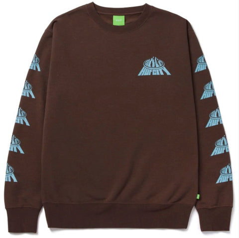 Huf City Crewneck / Chocolate