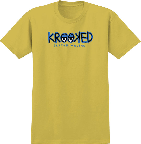 Krooked KRKD Eyes Fill Tee / Mustard