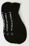Converse Invisible Socks 3 Pack / Black
