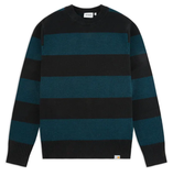 Carhartt Alvin Lightweight Sweater / Black / Duck blue