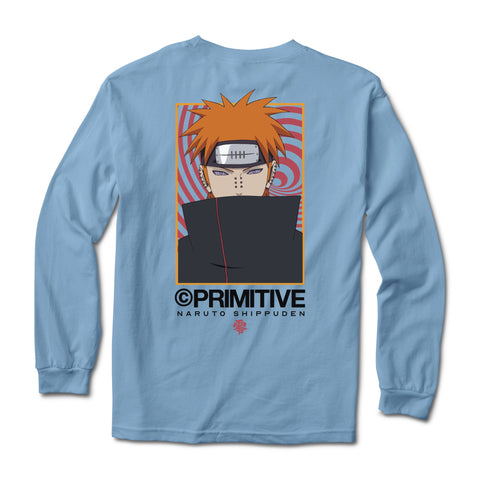 Primitive  x Naruto Know Pain Longsleeve Tee / Carolina Blue