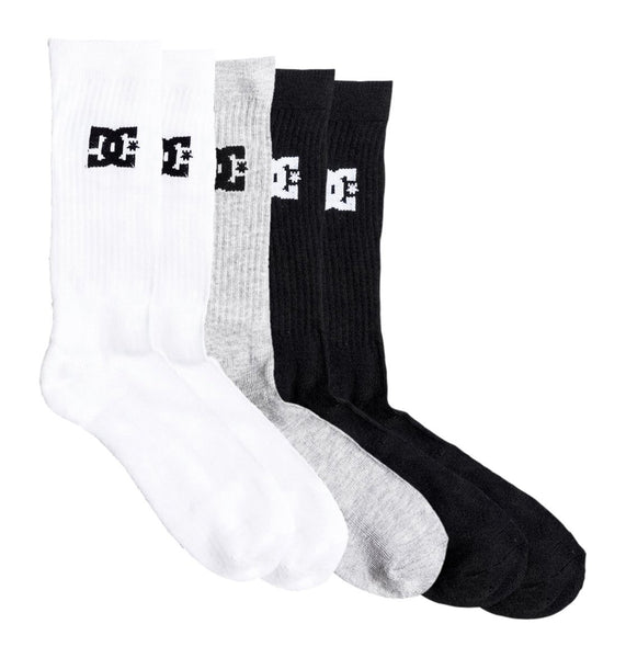 DC SPP Crew Socks 5 Pack / Assorted Colours