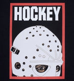 Hockey Half Mask Long Sleeve Tee / Black