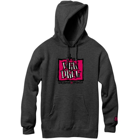 New Deal Original Napkin Pullover Hoodie / Charcoal Heather