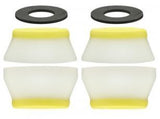 Bones Hardcore Bushings with Washers / Medium / White
