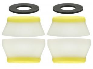 Bones Hardcore Bushings with Washers / Medium / White