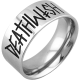 Deathwish Band Ring / Silver
