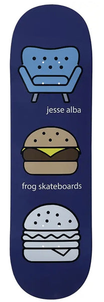 Frog Skateboards Pro Alba Ghost Burger Deck 8.25”