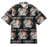 Cash Only Casino Button Up S/S Shirt / Black