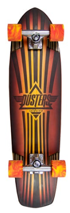 Duster Keen Retro Cruiser Skateboard / Burn Fade 31"