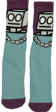 Toy Machine Robot Socks / Slate