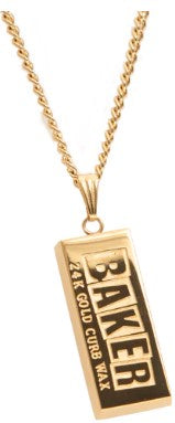 Baker Gold Curb Wax Necklace