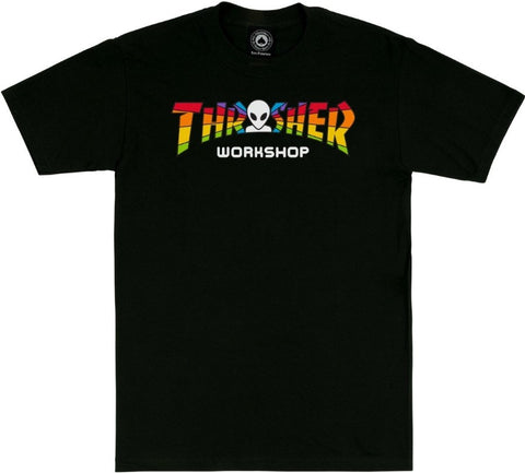 Thrasher X AWS Spectrum Tee / Black