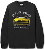 Cash Only Car Crewneck / Black