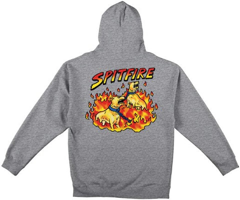 Spitfire Hell Hounds II Hoodie / Heather Grey