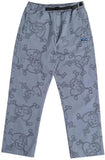 Krooked Style Eyes Double Knee Rip Stop Pants / Grey
