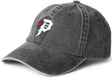 Primitive Rosey Over-Dyed Strapback Hat / Black