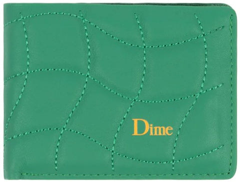 Dime Quilted Bifold Wallet / Grass