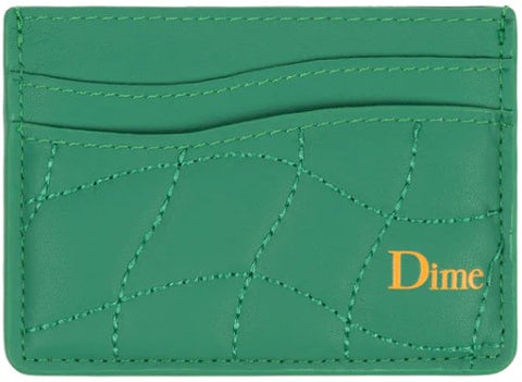 Dime Quilted Cardholder / Grass