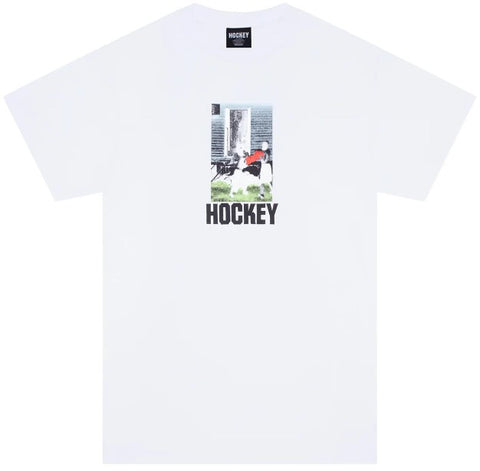 Hockey Front Yard Tee / White