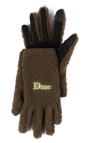 Dime Classic Polar Fleece Gloves / Military Brown