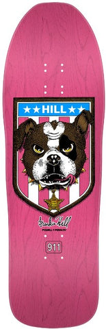 Powell Peralta Frankie Hill Bull Dog Pink Stain Deck 10"