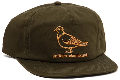 Anti Hero Basic Pigeon Snapback Hat / Olive